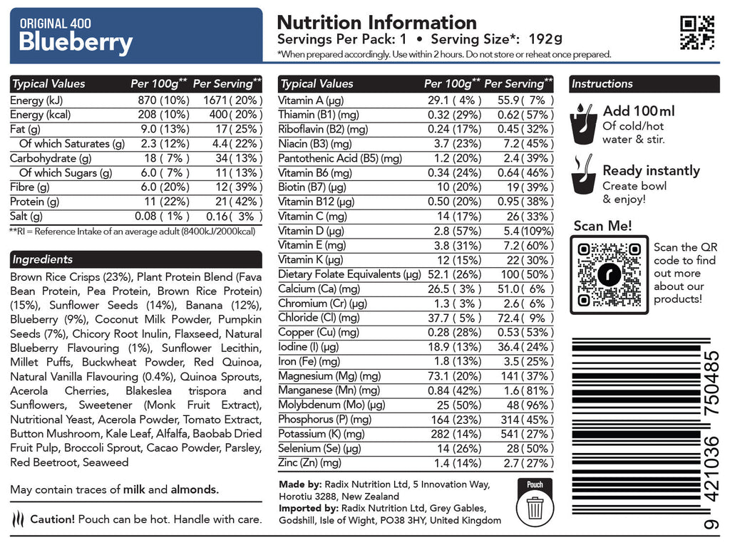 Original Breakfast - Blueberry
