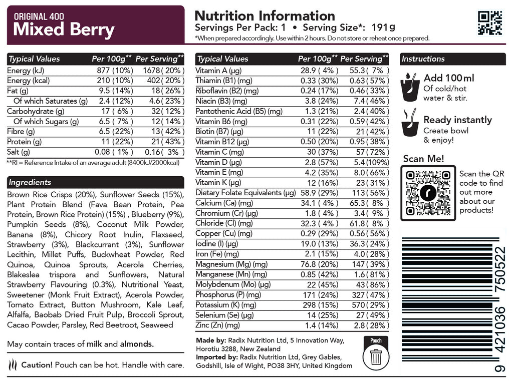 Original Breakfast - Mixed Berry
