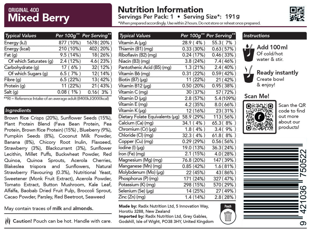 Original Breakfast - Mixed Berry