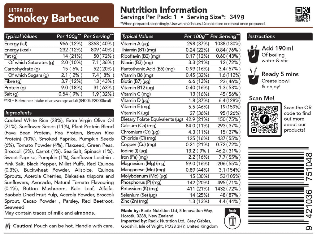 Ultra Meal - Smokey Barbecue