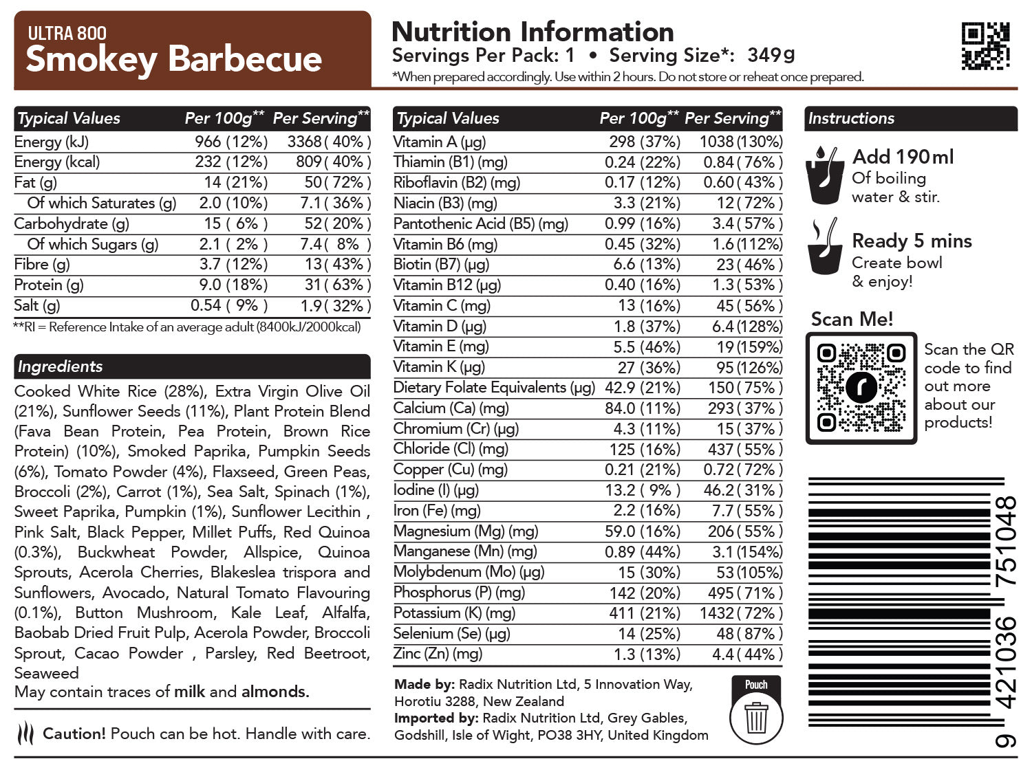 Ultra Meal - Smokey Barbecue