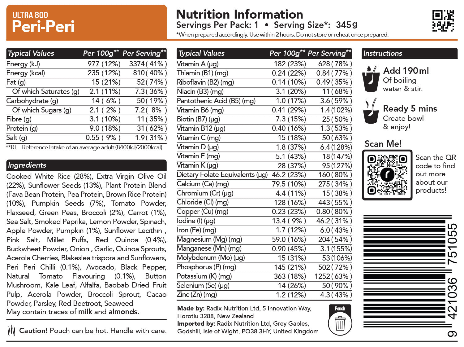 Ultra Meal - Peri-Peri