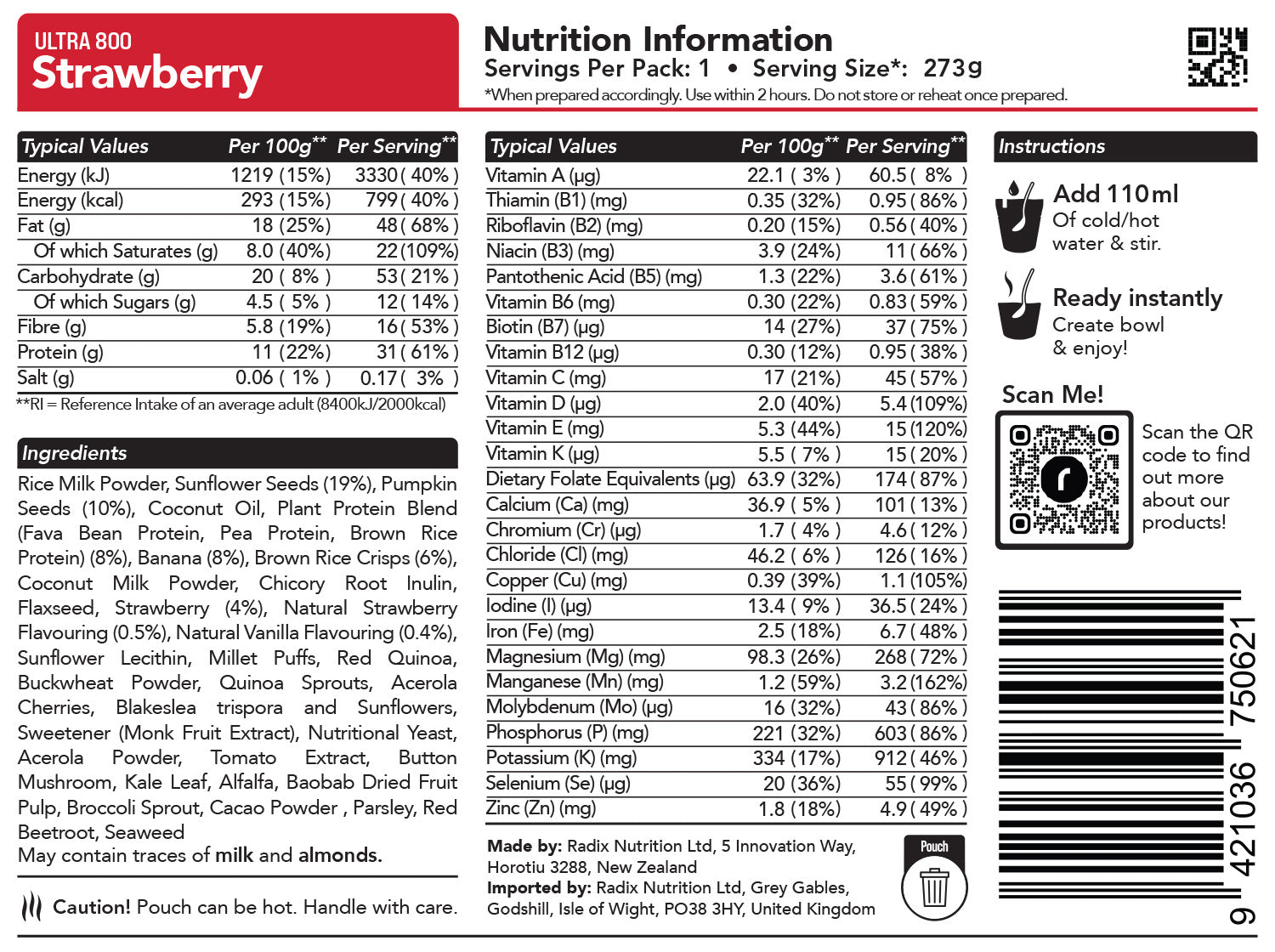 Ultra Breakfast - Strawberry